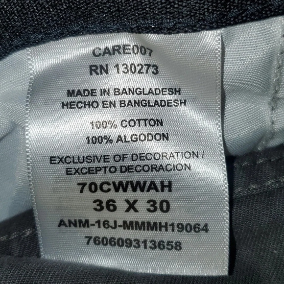 Wrangler Flex Waistband Comfort Solution Series Cargo Pants Mens Size 36x30 NWT - Picture 10 of 10